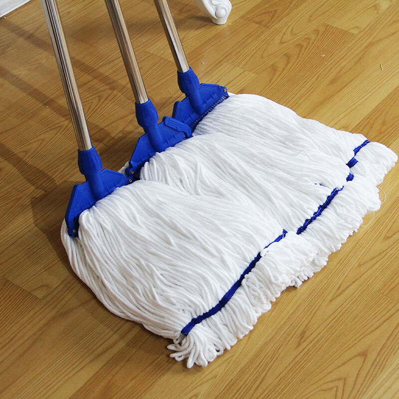夹子拖把可拆洗超细纤维酒店保洁车间拖布家用懒人托地一拖净 单独