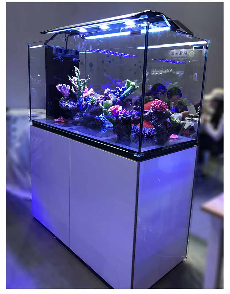 海魔方海水鱼缸海魔方新品m系列海水鱼缸白缸智能水族箱鱼缸海水底滤
