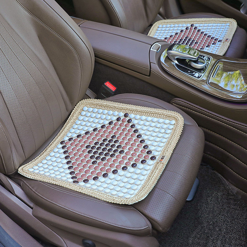 夏季夏天玻璃珠散热陶瓷清凉坐垫办公室椅垫汽车学生椅子透气冰垫防滑