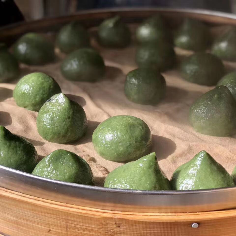 咸味无锡宜兴特产糯米团子萝卜丝肉青团猪油渣萝卜丝团子萝卜丝素馅