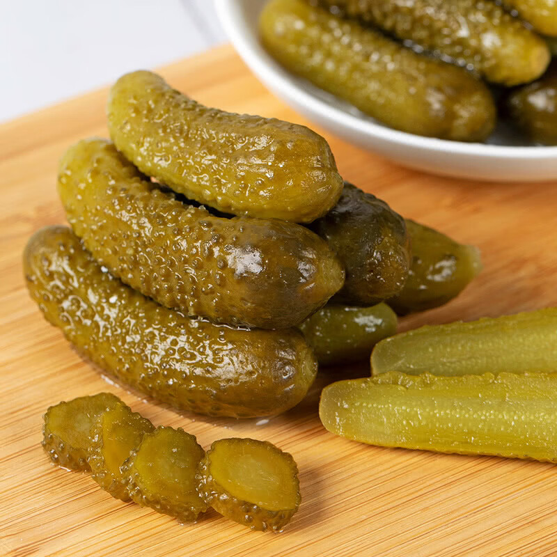 晨臻 会员超市 西班牙helios酸黄瓜酱腌菜小黄瓜泡菜青瓜下饭菜 1瓶