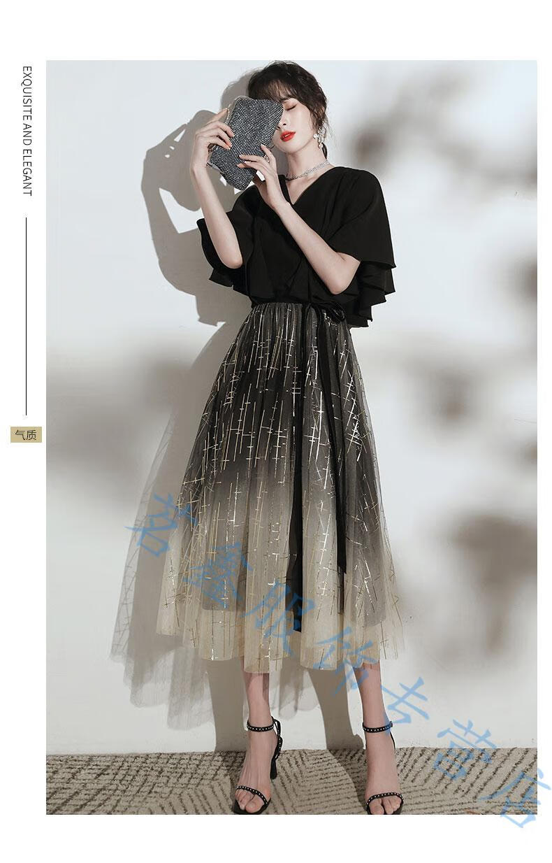 十八成人礼服岁18女生成年礼公司年会衣服装大码晚礼服宴会平时可穿胖