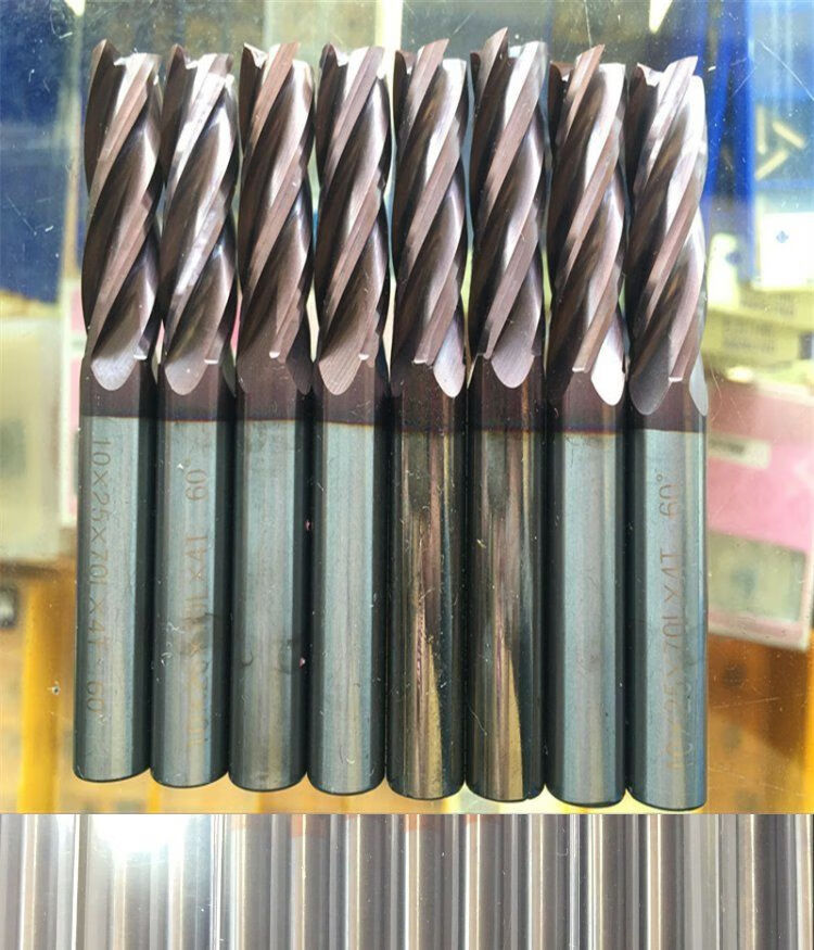 a铣刀二手钨钢铣刀合金铣刀旧钨钢刀4刃旧合金刀95新 4f-1.0x50l 9.