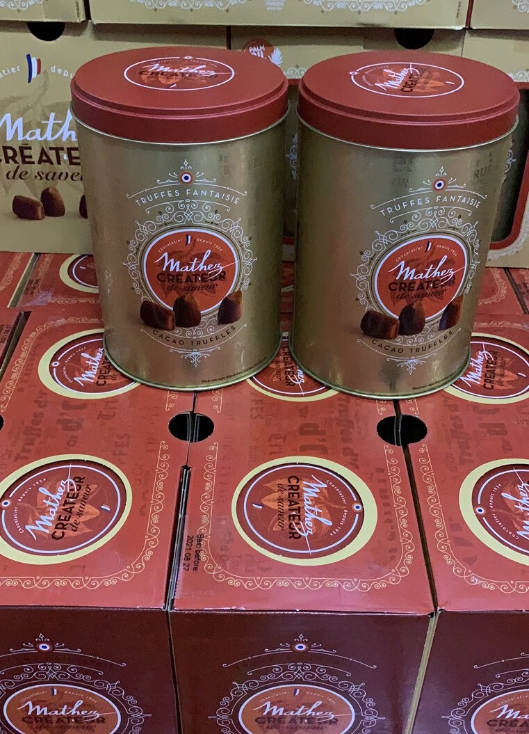 【顺丰航空冷运】法国进口mathey曼斯mathez摩太紫英国松露巧克力