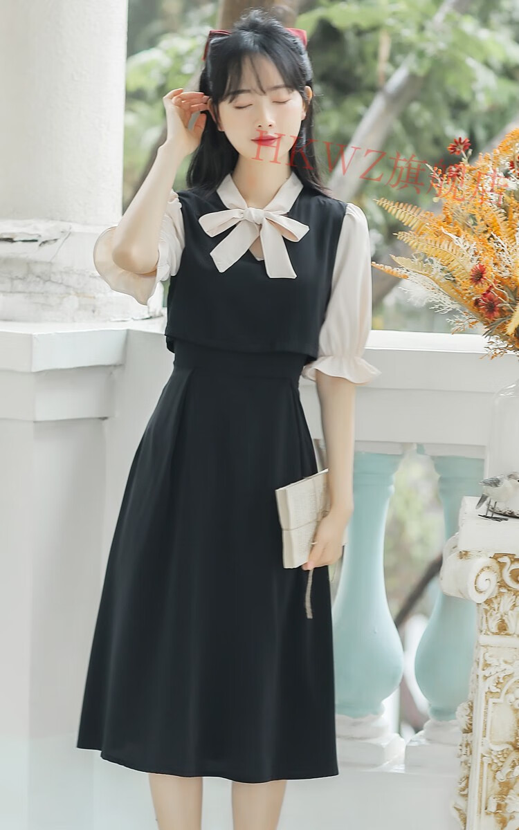 女生大学生法式甜美连衣裙莲依群子女装夏季2021新款超仙女裙子初恋