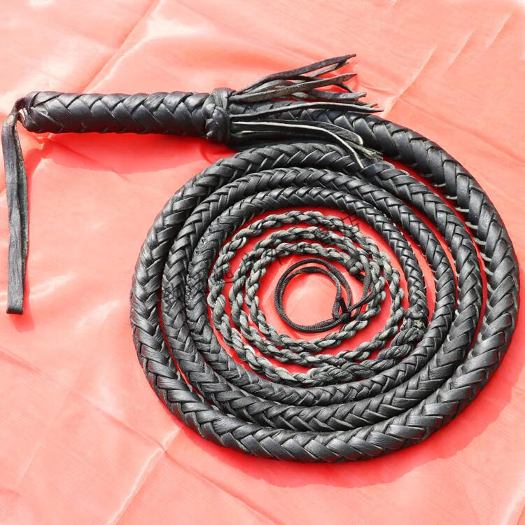 鞭子 纯牛皮鞭子精品全牛皮鞭响鞭陀螺鞭武术牧羊鞭麒麟鞭健身鞭软鞭