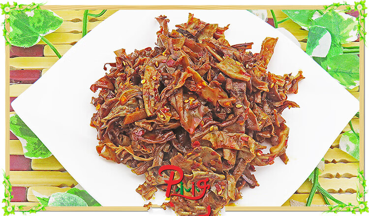 湖南平江特产肠皮馋心口味肠皮22g*10包香辣猪肝脆骨卤味捆鸡脆 其它