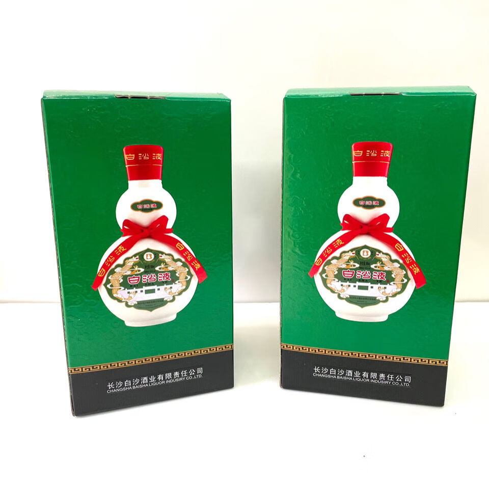 老长沙白沙液绿葫芦52度500ml兼香型白酒整箱整箱6瓶52度500ml瓶