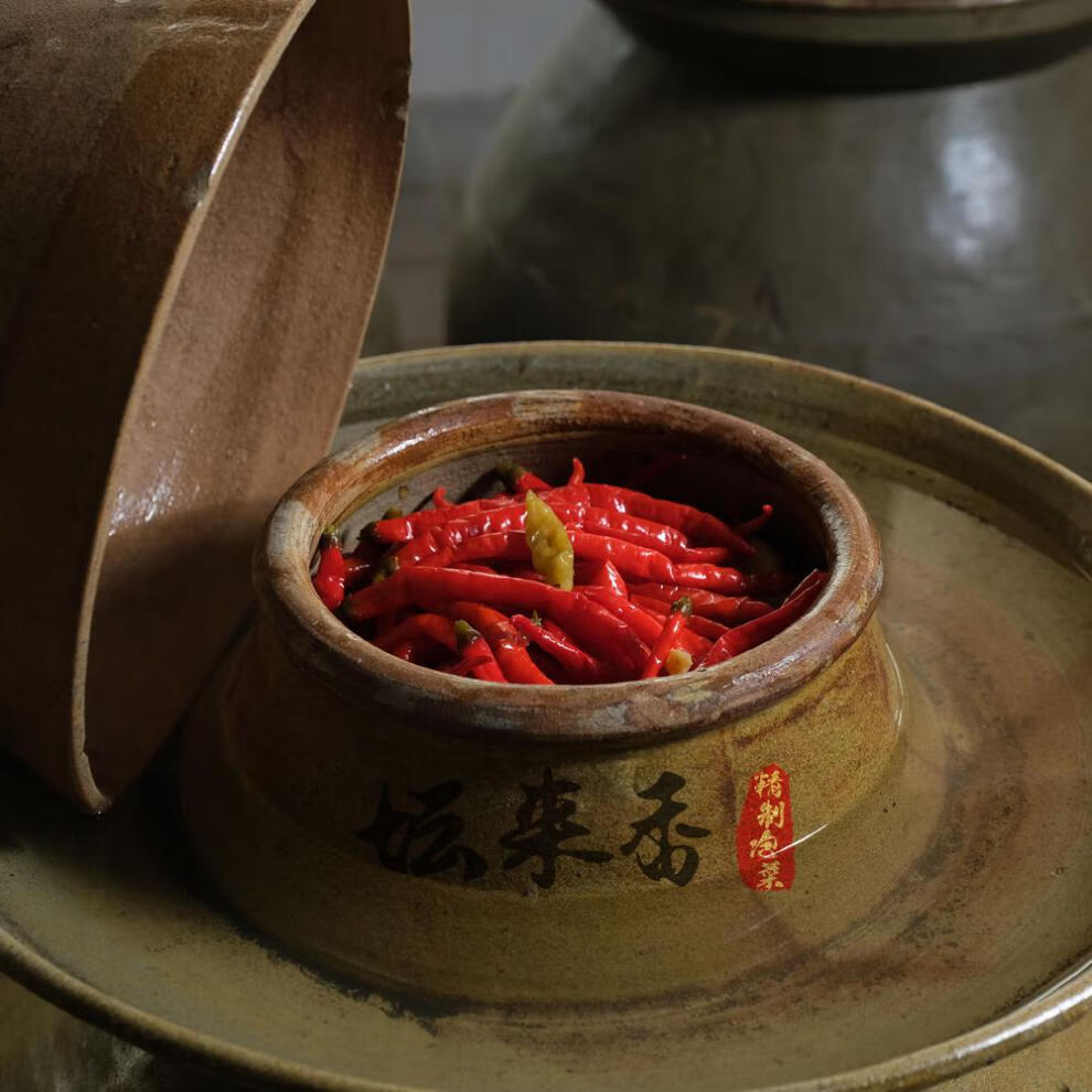 坛来香泡二荆条四川泡菜泡海椒泡辣椒老坛泡红椒川菜手工泡椒泡红