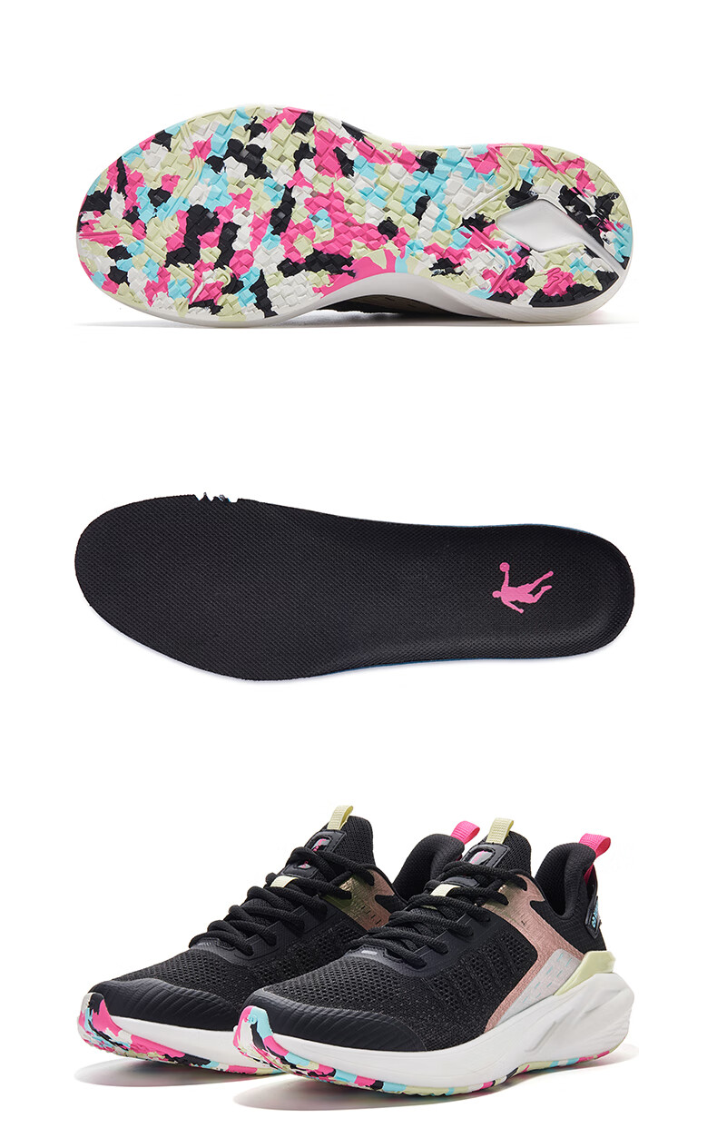 杠上开花新年款乔丹旗舰男鞋休闲运动鞋男2021春季新款防泼水商场同款