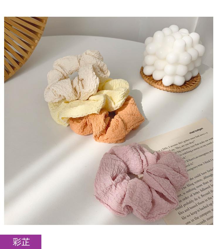 彩芷3件套闺蜜装肥肠圈头绳女大肠发圈网红法式少女ins粗扎马尾发饰酒