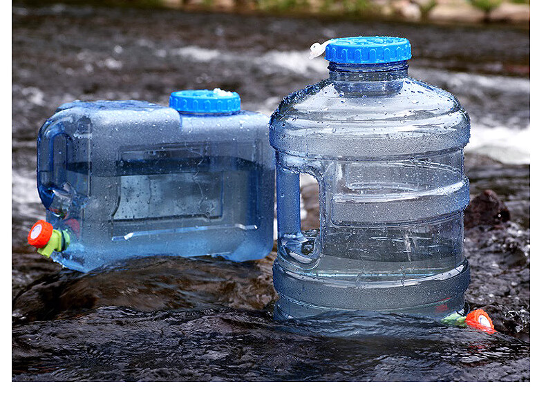 戶外水桶家用儲水用車載帶龍頭蓄水大容量裝水儲水飲水桶純淨水箱15l