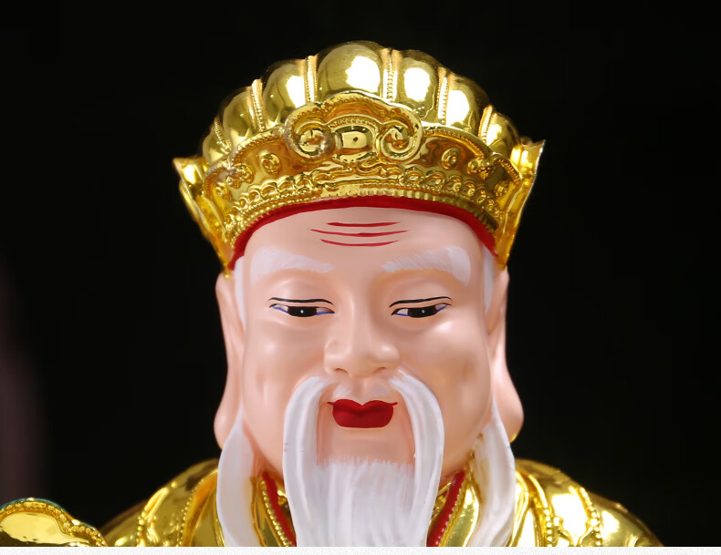 土地公神像供奉家用摆件福德正神土地婆土地奶门口土地爷16英寸38厘米