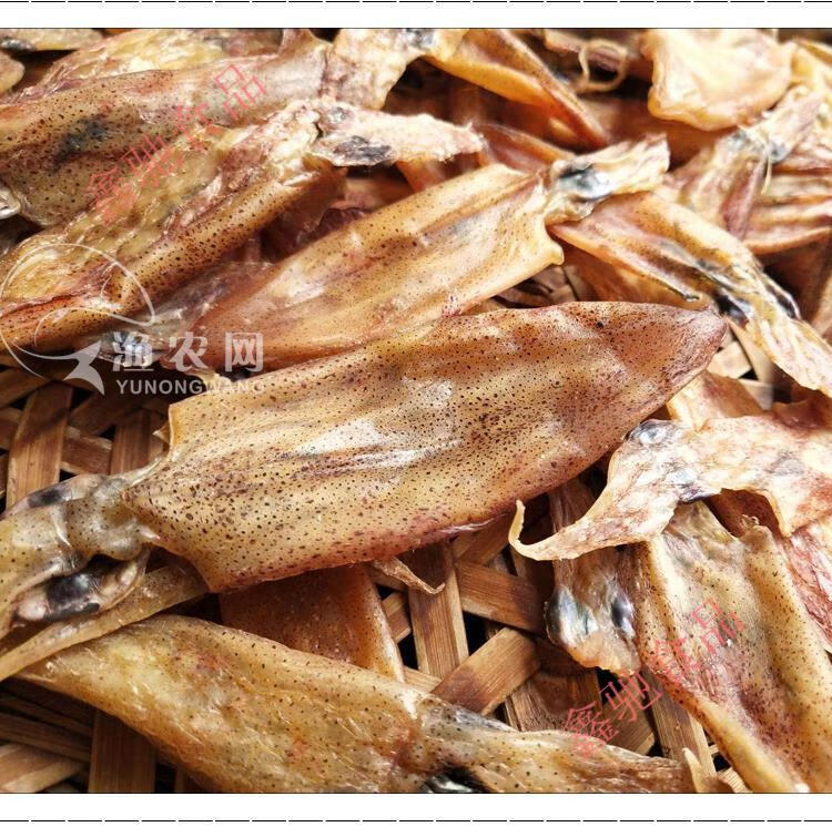 阳江特产自晒鱿鱼筒干吊鱿筒海味干货吹筒仔脆筒仔小鱿500g 500g