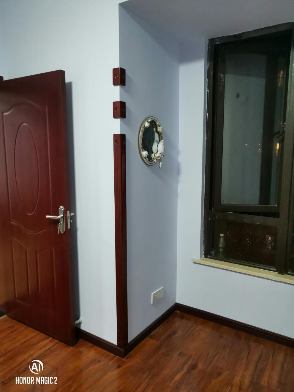 纯实木护角龙眼护墙角海棠木护角线护角条保护条防撞条加长免打孔黑