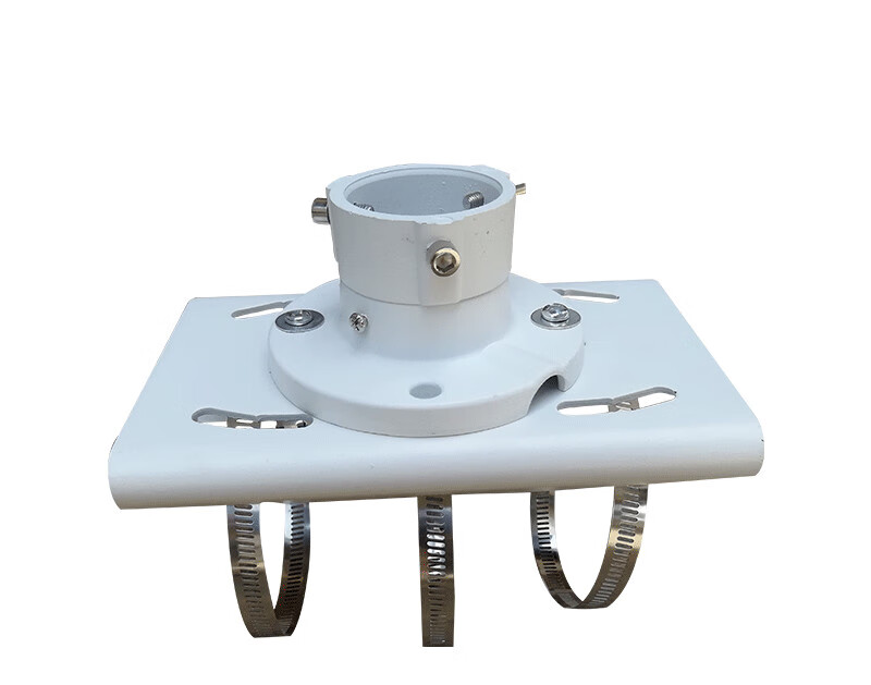 凯之讯海康通用监控立杆抱箍支架/电线杆抱板加厚天网横杆铁板护罩