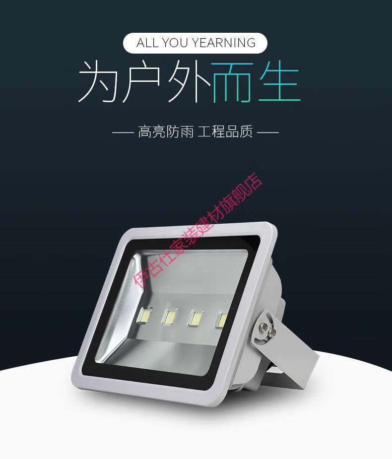 深圳亚明投光灯led泛光灯户外广告照明灯足功率后背包老款投光灯400w