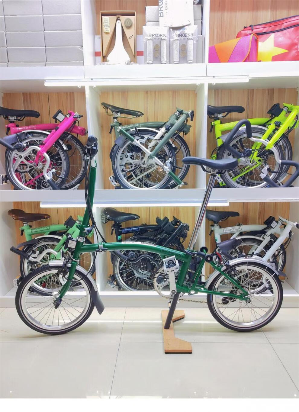 顾众brompton小布折叠自行车 英国clinem6l2022年款全新男女通用 皮卡