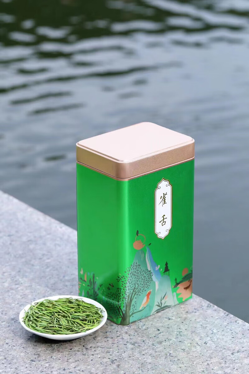 明前梨香雀舌四川峨眉山云雾绿茶单芽川茶青针罐装250克 一罐250克(拍