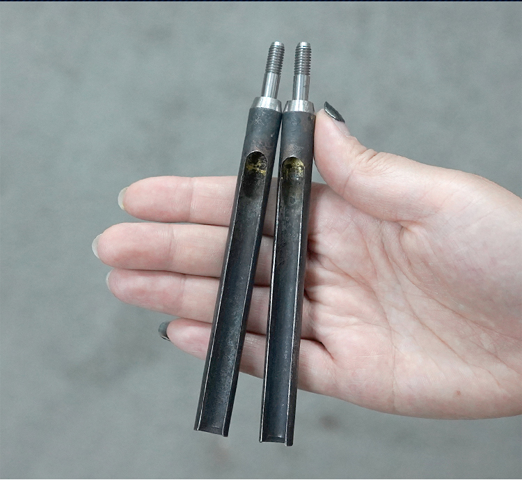 探头取土器洛阳铲子头文物考古勘探打洞挖土工具探铲 9mm粗探针【图片