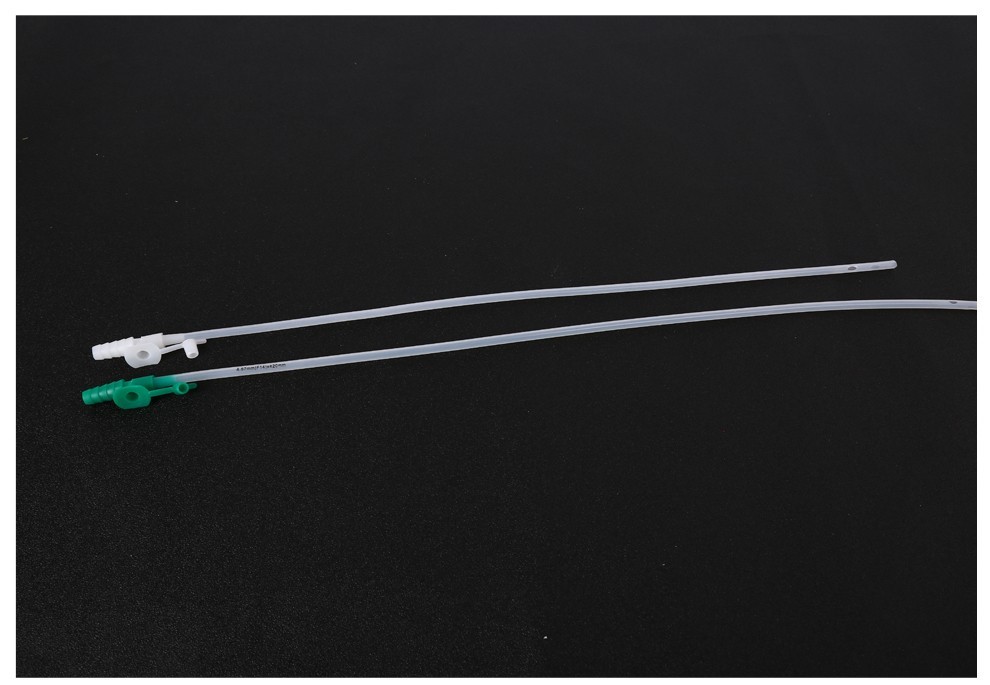 华越一次性吸痰管排痰管飞机头硅胶吸痰管硅塑精装50支14号