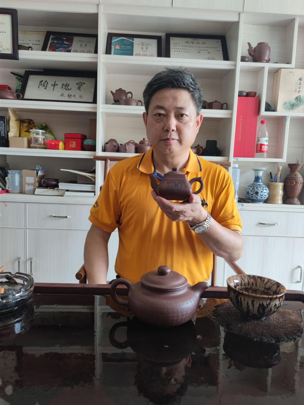 【官方旗舰】鑫祥势宸宜兴大师级紫砂壶强济人纯手工泡茶壶养生功夫