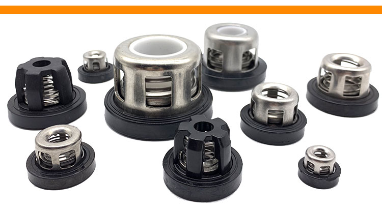 打药机配件三缸柱塞泵进出水单向阀门活门组通用高压汽油泵阀门座120