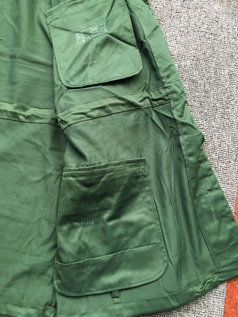 怀旧收藏库存老款87式冬作训冬训涤卡外罩工作耐磨外罩训练套装老式