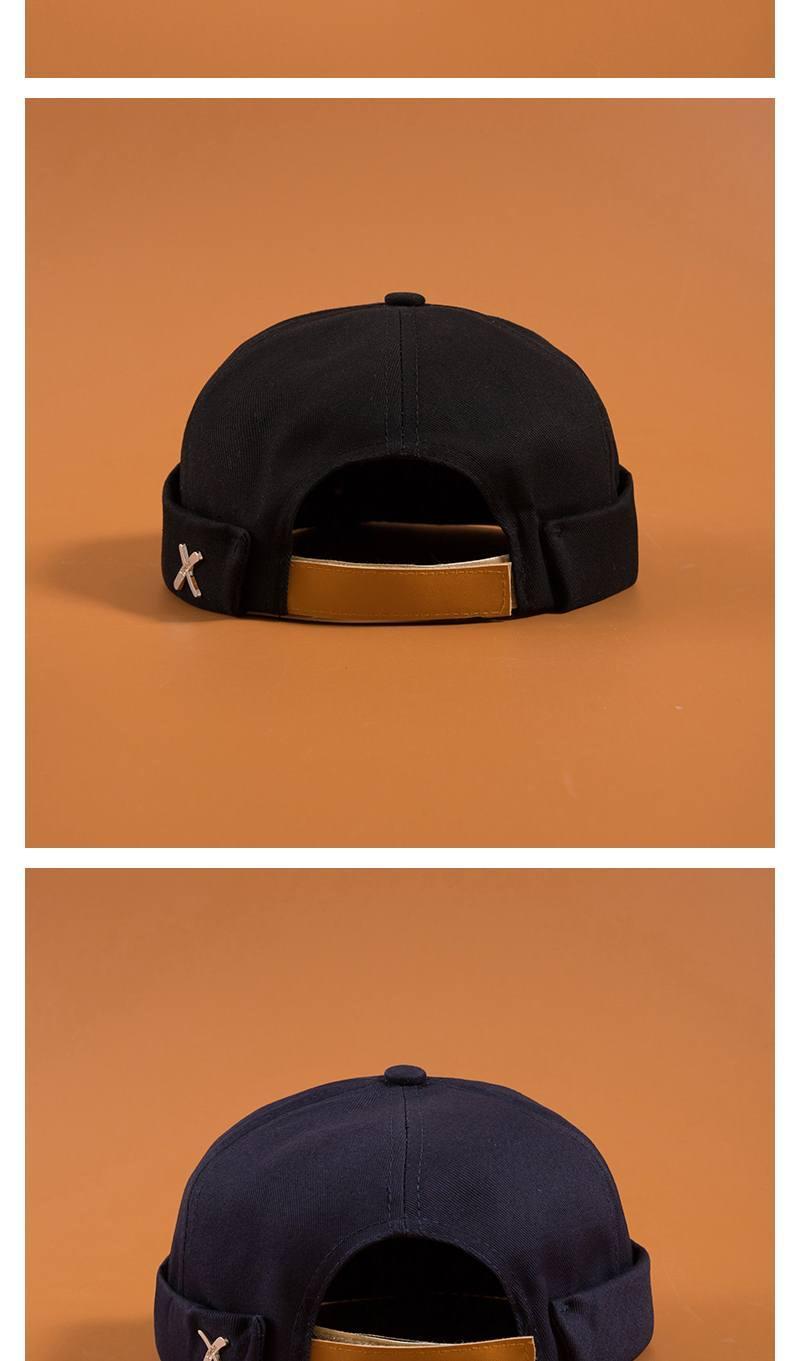 lucaly瓜皮帽男夏季潮人雅痞地主帽男女情侣嘻哈街头瓜皮帽韩版个性无