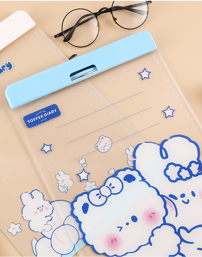 夹板a4亚克力文件夹板小学生试卷夹考试写字垫板收纳夹子板夹文具星梦