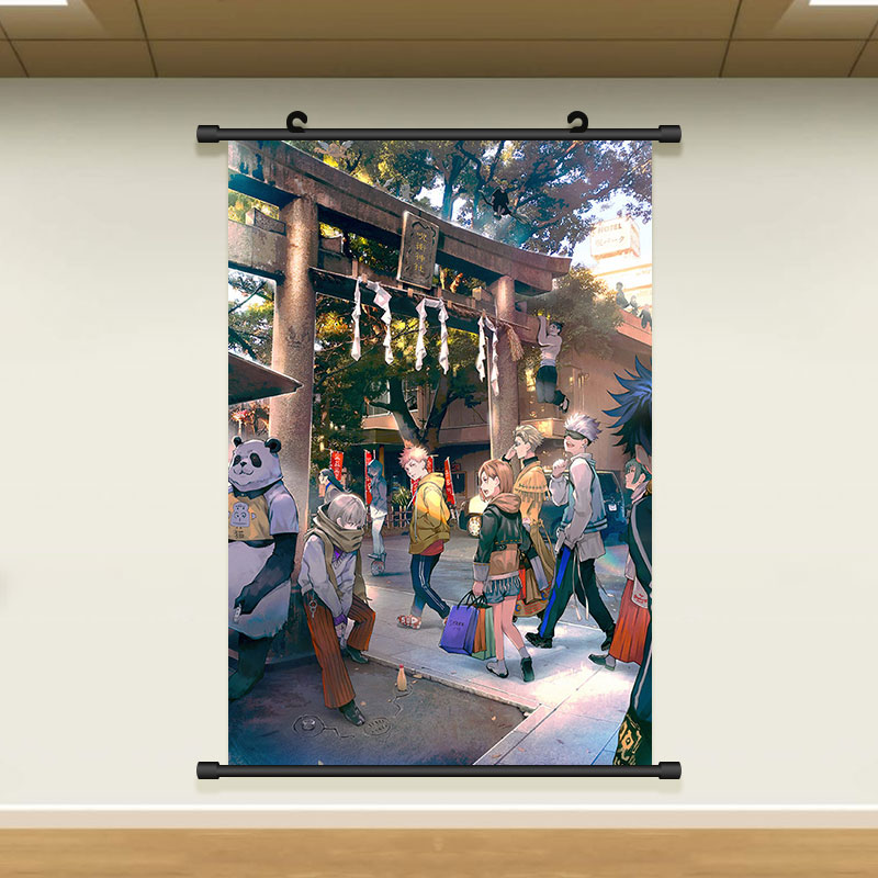咒术回战挂画五条悟海报动漫周边壁画咒术回战2440x60cm收藏加购优先