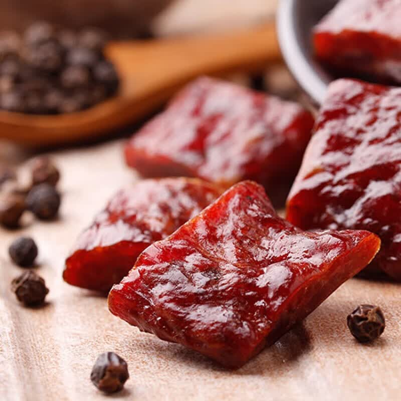 母亲牛肉棒礼盒手撕牛肉粒熟肉干休闲零食好货生烤牛肉丁 【新日期】