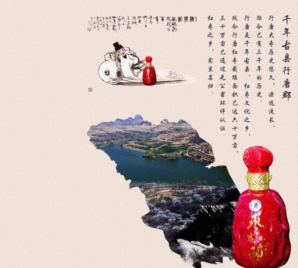 河北特产行唐枣木杠酒原浆酒红枣酒万果红枣成功小红枣46度礼盒装 500