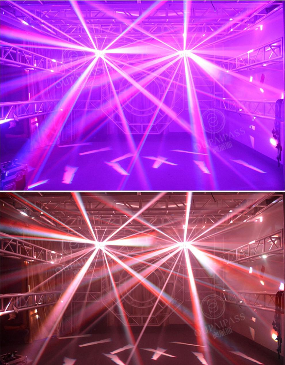 led酒吧灯舞台灯光ktv闪光灯激光自动旋转七彩灯夜店房间镭射灯歌厅