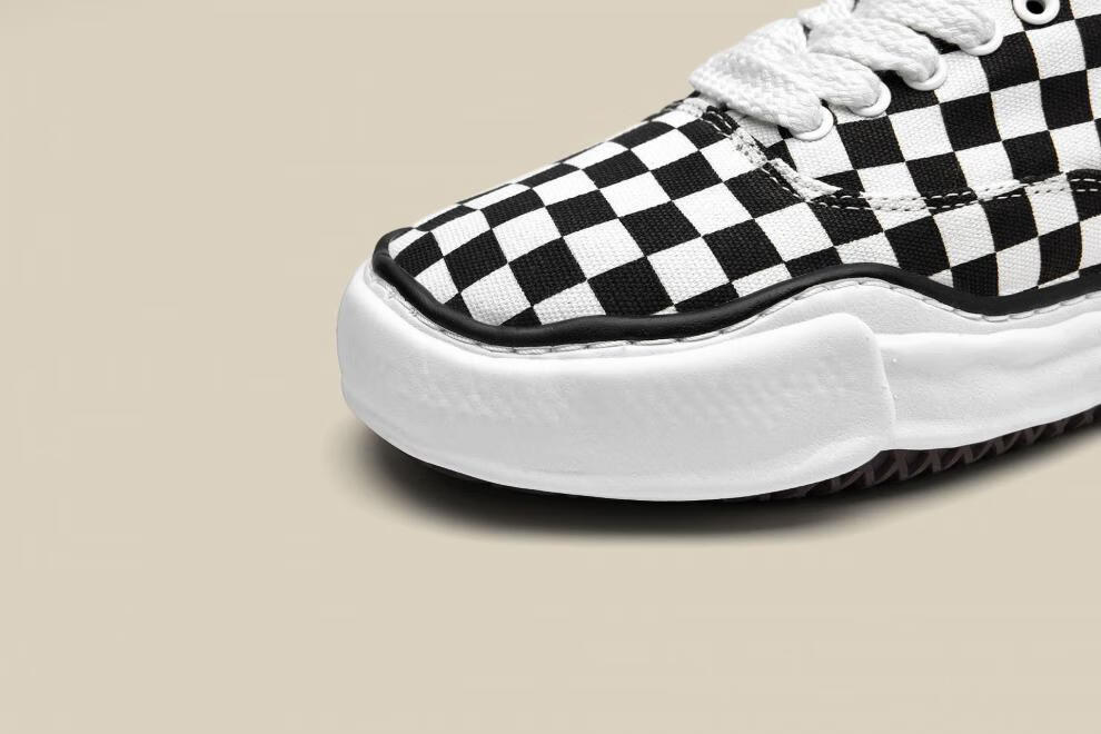 60zrmz 轻奢品牌男鞋mmy 溶解鞋余文乐男士休闲鞋三原康裕黑白格子