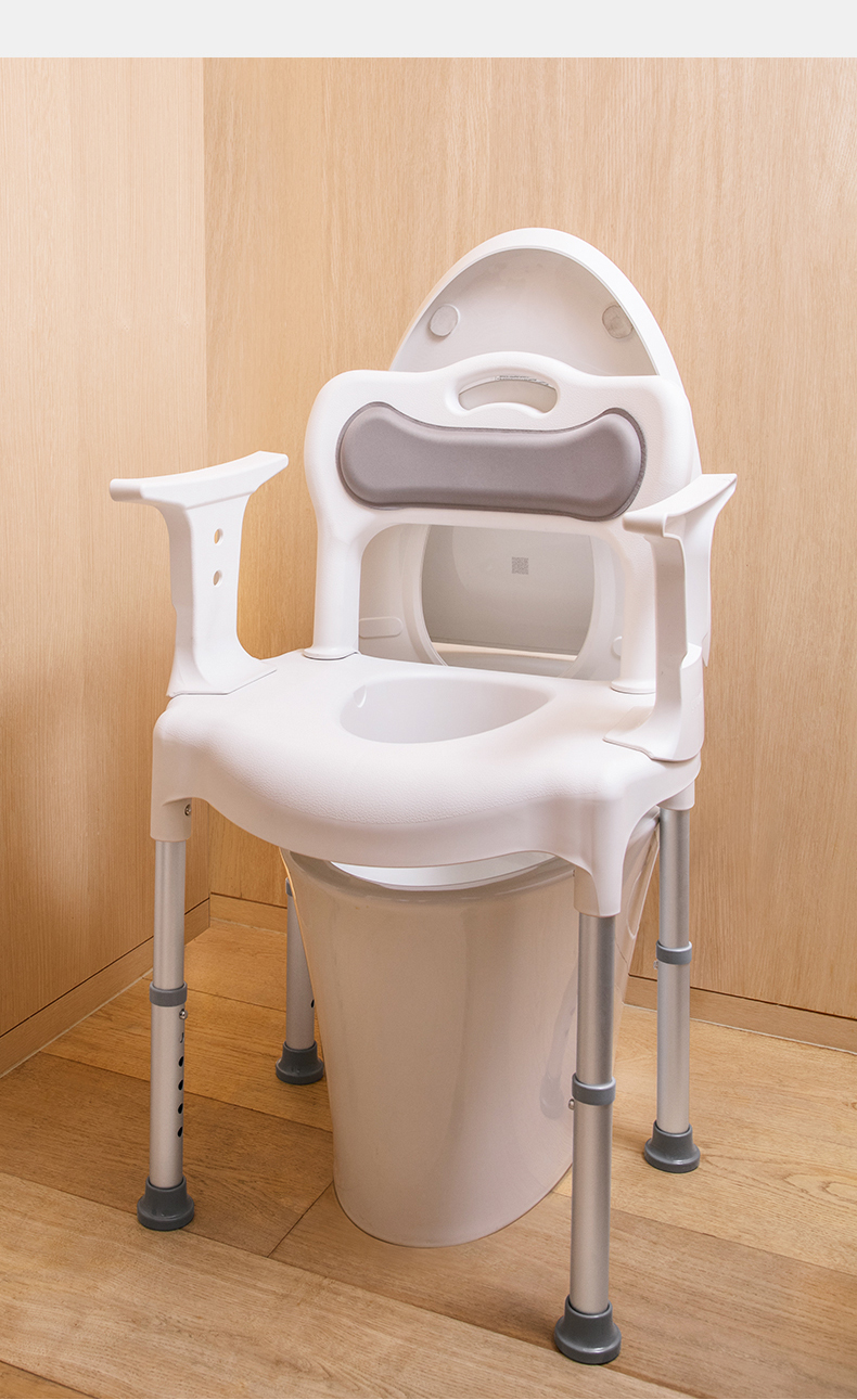 鱼跃yuwell老人坐便椅坐厕椅残疾人孕妇坐便器家用洗澡椅马桶凳坐厕凳