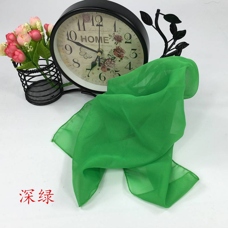 舞蹈手绢舞蹈丝巾纱巾小方巾手娟花考级茶山放歌道具跳舞手帕秧歌丝巾