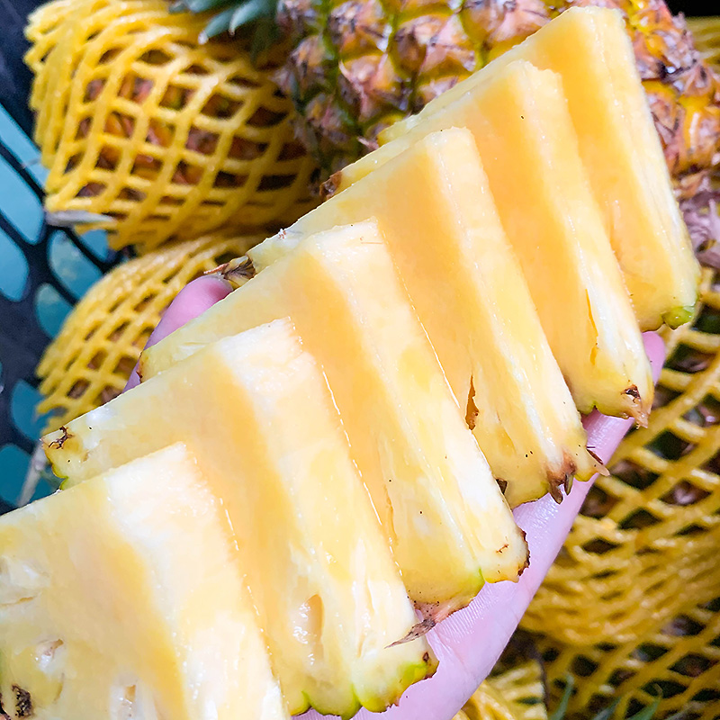 海南金钻凤梨当季新鲜时令水果甜凤梨无眼孕妇大菠萝5斤