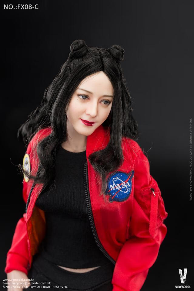 16女兵人套装亚洲女星半包胶女素体可动人偶模型1006a古型头雕不含