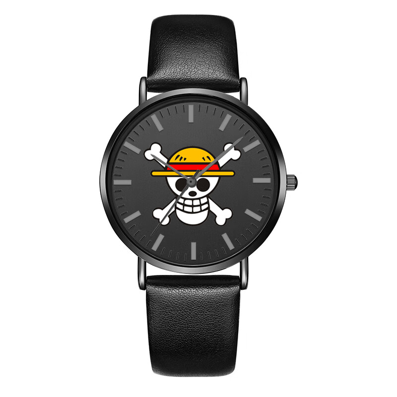 卡西欧手表联名款海贼王机械表王一博同款表草帽路飞乔巴罗艾斯石英