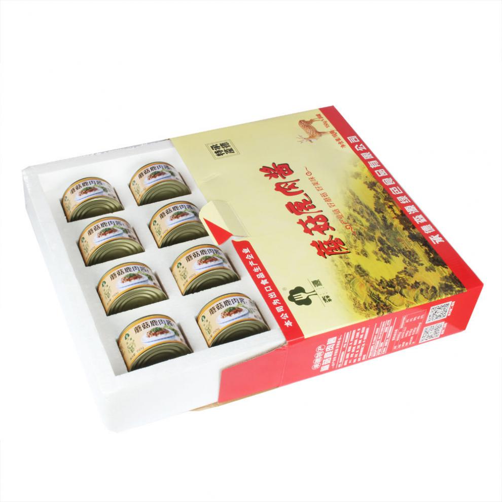 河北承德特产平泉森源蘑菇酱蘑菇鹿肉酱拌面酱拌饭酱150g8罐礼盒单品8