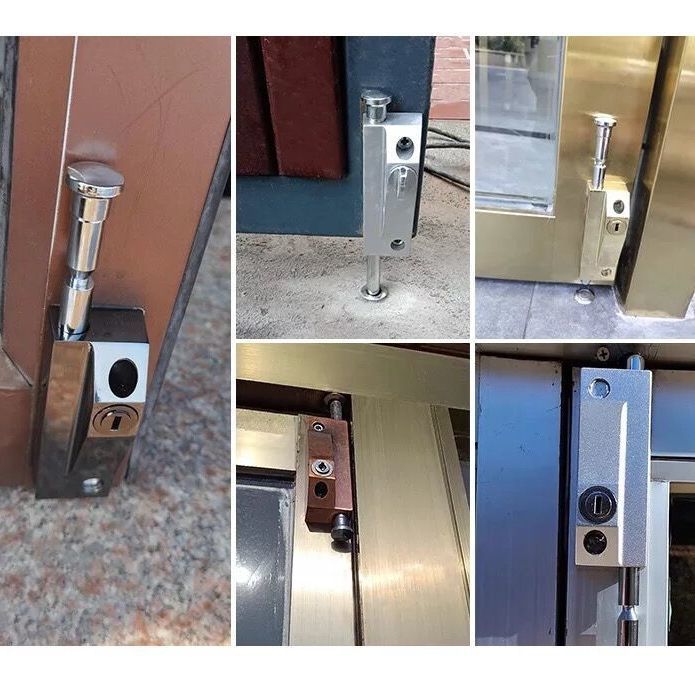 玻璃门锁办公室单双门开恒驰有框玻璃门锁铝合金门锁不锈钢门锁推拉