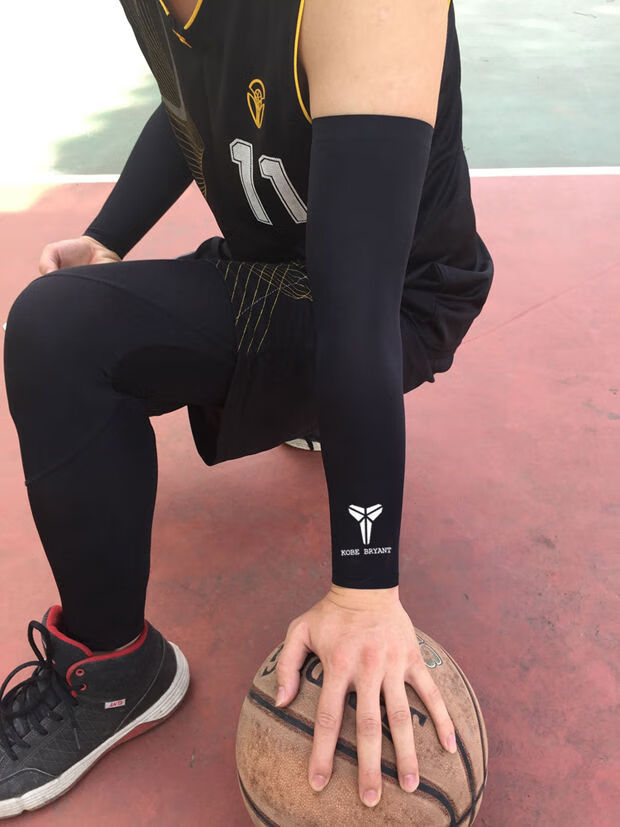 篮球护臂长款护肘护腕紧身户外装备男女运动护具透气防晒冰丝袖套