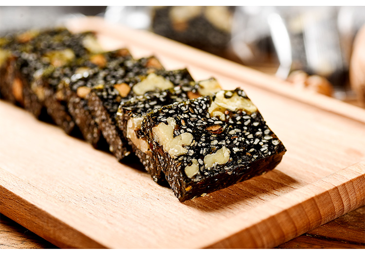 红枣核桃枸杞黑芝麻营养糕片手工小包装高钙老人儿童孕妇零食纯黑芝麻