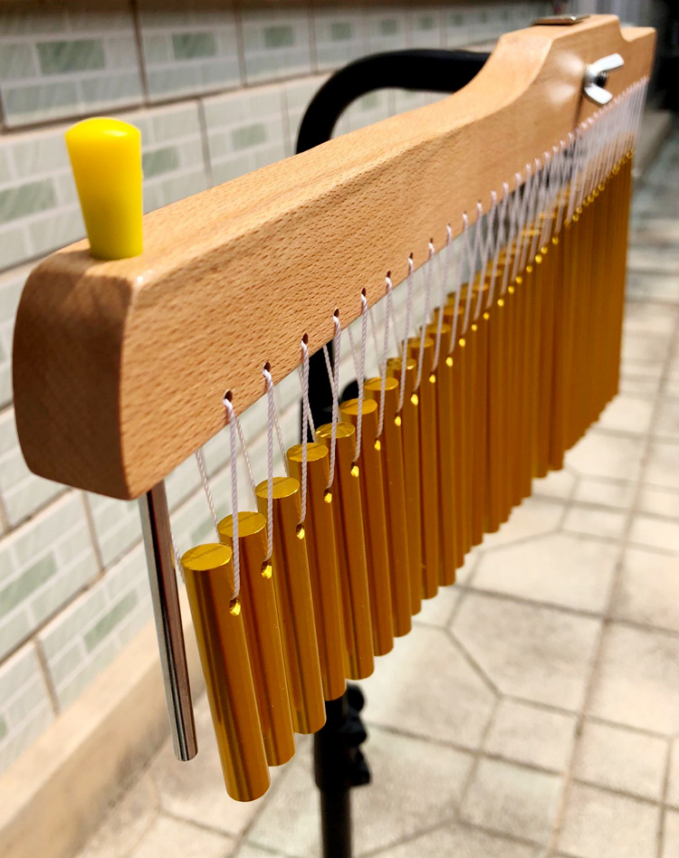 打击乐器/奥尔夫教具/36音风铃 /乐队伴奏音树/ 带支架 音束 36音铜管