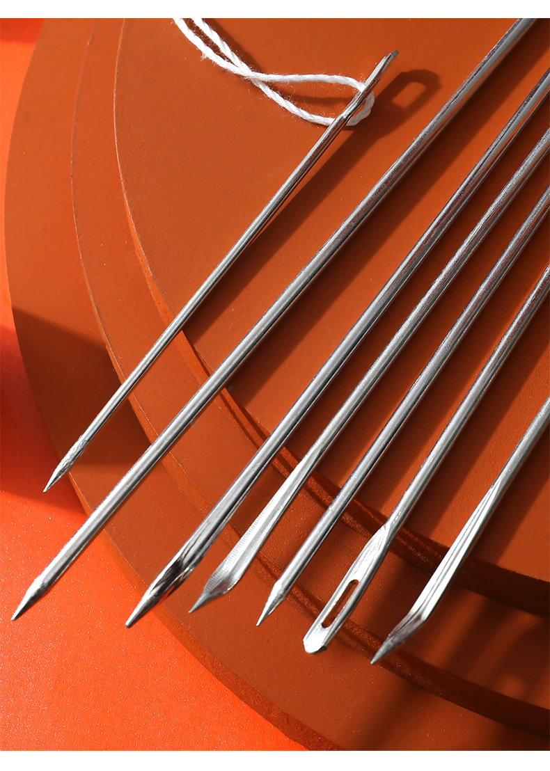 编织袋打包针麻袋缝合针粗针加粗缝包长针加长长大孔七种规格各一根