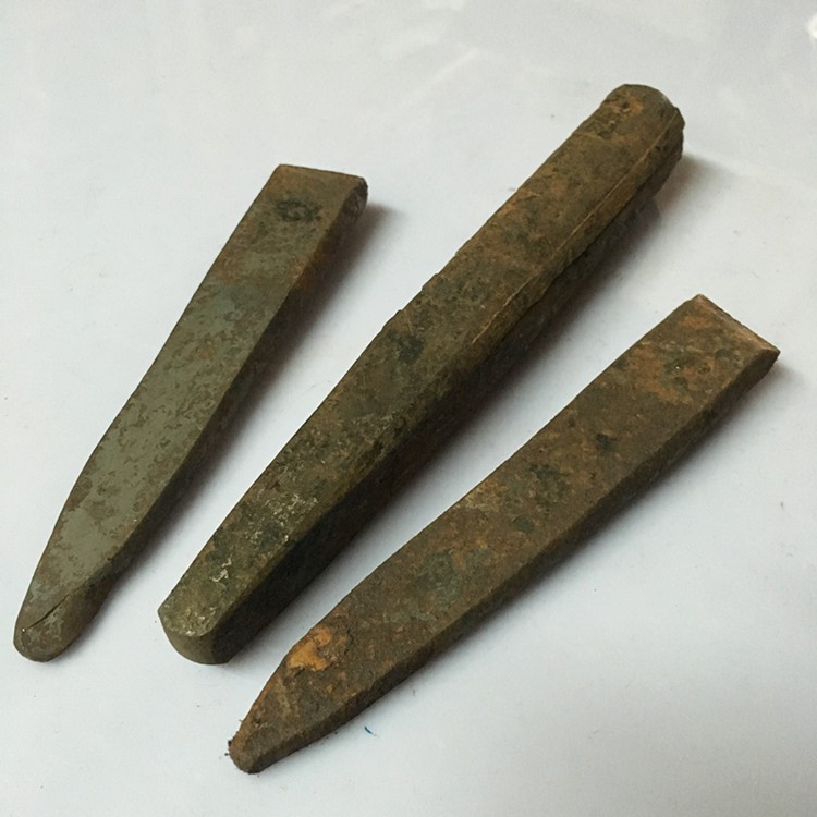 石雕工具采石劈石器石工凿打石头凿夹片蟹楔子开石器破石材器 14mm(夹