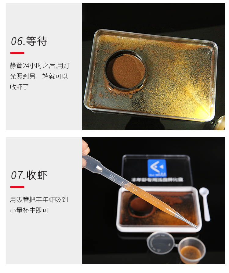 豐年蝦卵孵化器滷蟲不打氧孵化淺盤孵化盒豐年蟲大紅卵超細卵孵化led