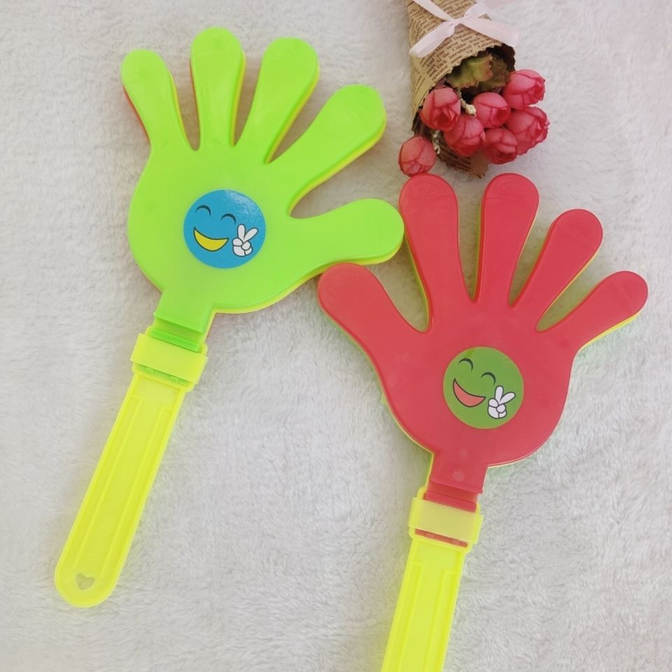 鼓掌拍手器加厚30cm大号小手拍拍玩具巴掌拍塑料手掌拍掌拍 19厘米