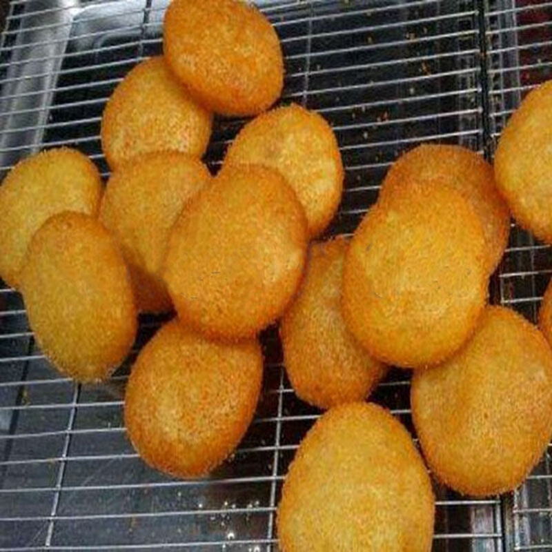 老式油炸糖糕成品河南山东安徽陕西糖炸糕小吃圆糖饼糕点烫面糖糕